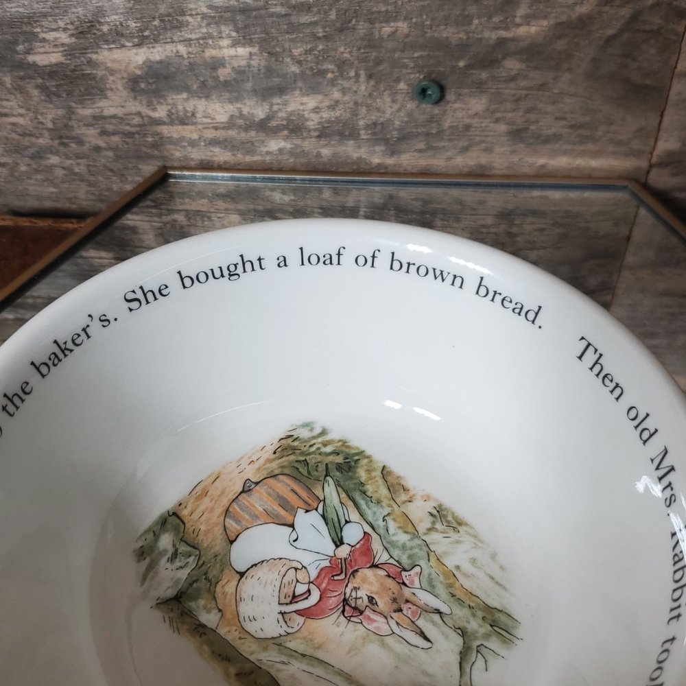 Beatrix Potter's Peter Rabbit Wedgwood 2 piece mug and bowl set - Picture 5 of 12